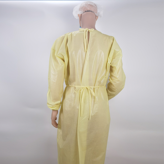 Isolation gown disposable PP nonwoven S,M,L,XL for medical use - YuChen