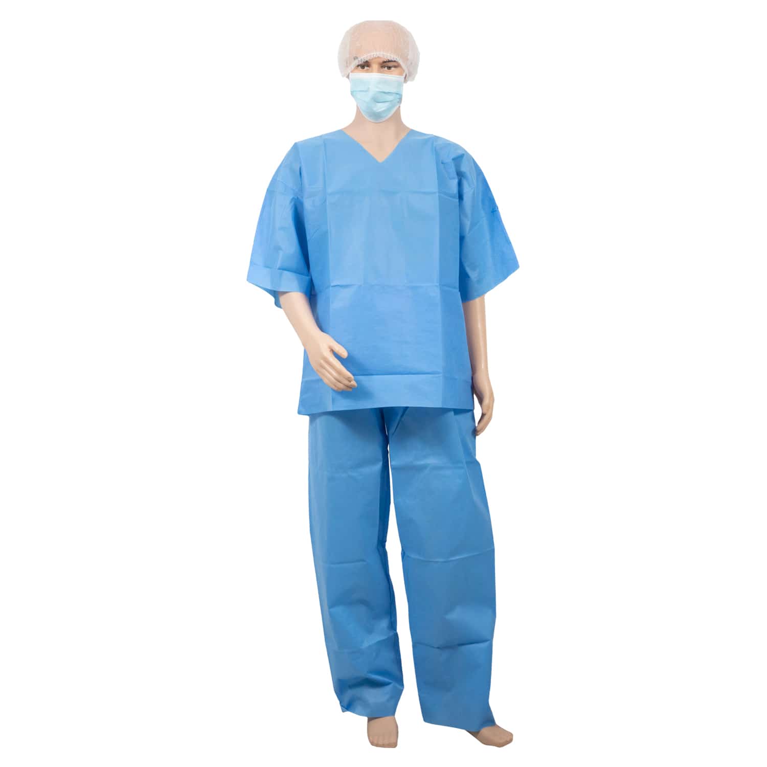 Patient gown/Scrub suit V-collar for hospital use - YuChen