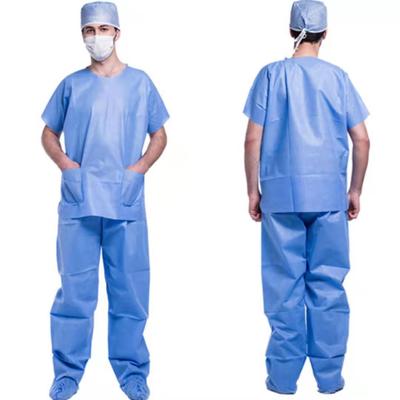 Patient gown/Scrub suit V-collar for hospital use - YuChen