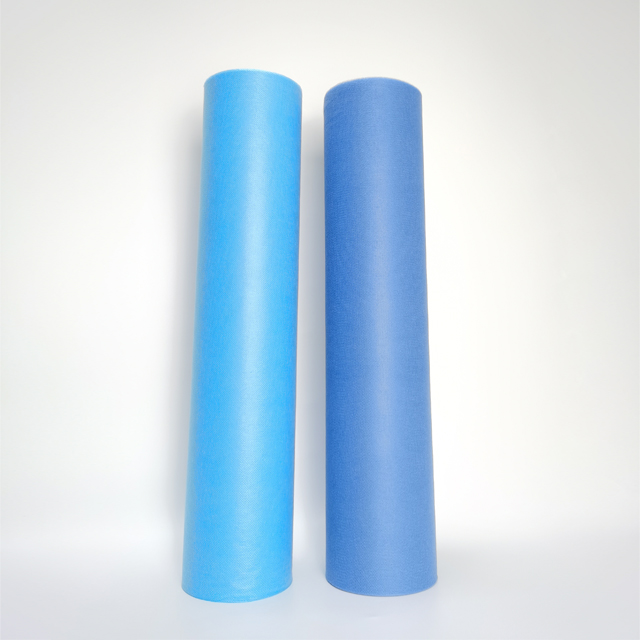 SMS/PP Bed sheet&Bed sheet roll blue for massage table - YuChen