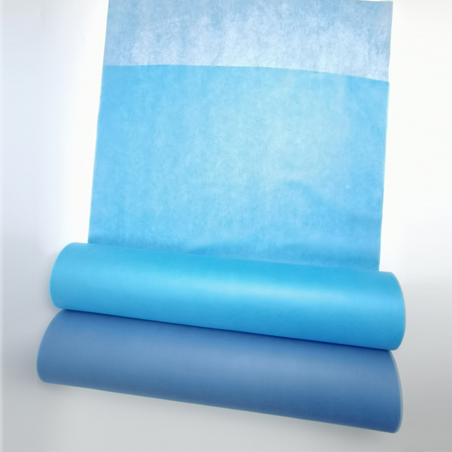 SMS/PP Bed sheet&Bed sheet roll blue for massage table - YuChen