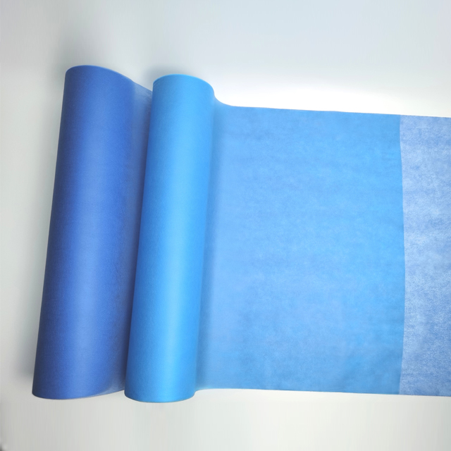 SMS/PP Bed sheet&Bed sheet roll blue for massage table - YuChen