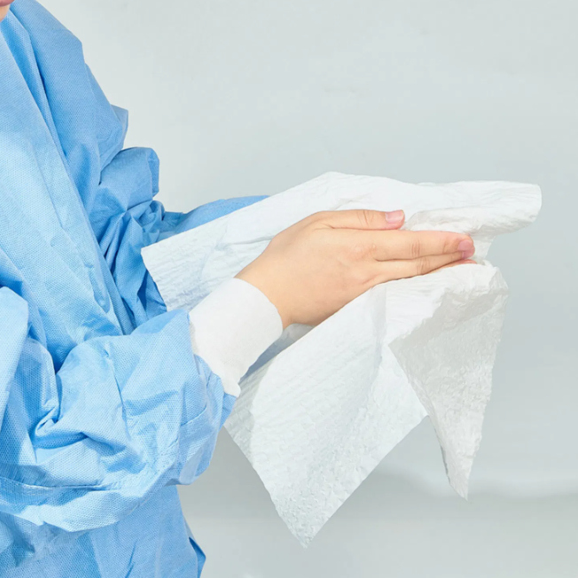 55gsm medical scrim paper hand towel 30*40cm/40*40cm - YuChen