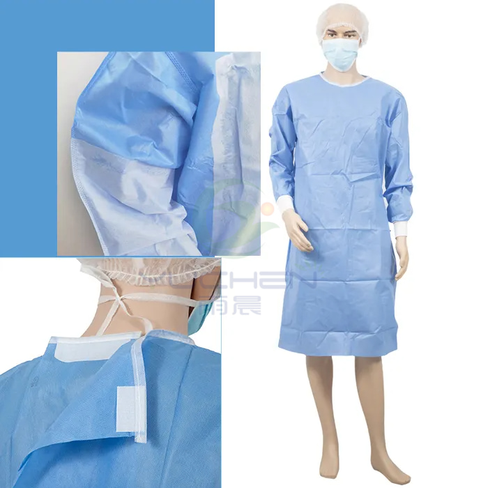 M L XL XXL XXL Size Sterilized and Non sterilized Surgical Gown - YuChen