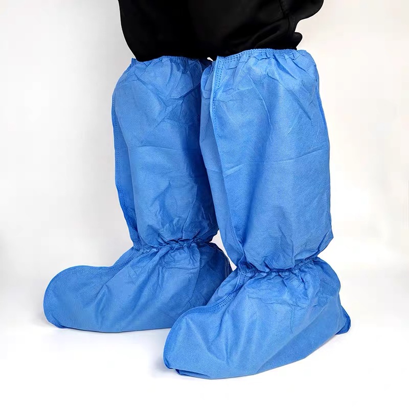 Disposable Medical SMS Nonwoven Waterproof PE Film Boot Covers - YuChen