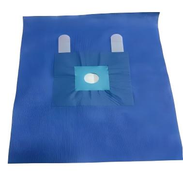 Disposable Sterile Fenestrated Surgical Drape with Tapes - YuChen